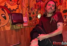 gay twink teases with solo strokes