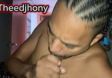 After not eating I got my friend to wake up with a blowjob