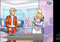 Patient Visits Doctor for Big Cock Erection Issues in Space Rescue