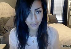 Briana Lee MASTURBATES Her NATURAL TITS On Webcam