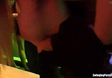 Blonde chick got banged hard at the club