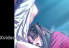 هينتاي أنمي فاتي ستاي نايت غير محظور مع سابر رين ساكورا