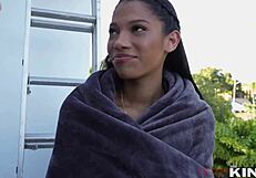 Evil step-sister, Eden West, has a lust for a big cock and lovs to deep throat it and get knotted when bent over