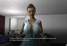 Bound Latina Milf With Voluptuous Boobs!