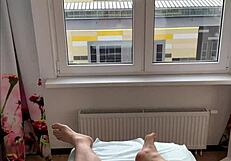 Deep First-Person Penis Waxing with Horny Blonde in Close-Up