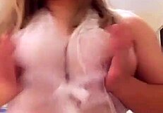 Check out these bouncy big tits?