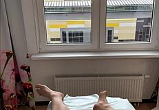 Deep First-Person Penis Waxing with Horny Blonde in Close-Up