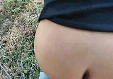 Wow, Beautiful Girl Screwed by Stranger in Wild Forest!