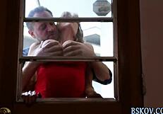 Darla Crane Feels Cum On Her Big Tits