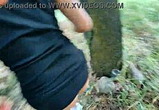 Wow, Beautiful Girl Screwed by Stranger in Wild Forest!