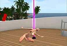 kassie from club camel toes dominates with sexy lap dance