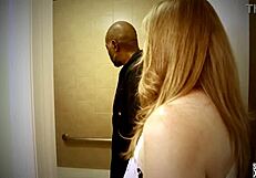 Milf Teases With Big Black Cock In Shower