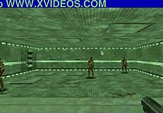 Can You Handle This Virtual Sci-Fi Girl's Shaved Pussy Fucking and Cumshot in the Armory?