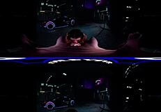 Pornstar Karma RX have Cyberpunk Alley cybersex
