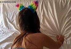 Perra on all fours wants to get fucked hard in doggystyle