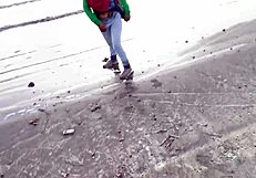 Sexy Indian Ashu Taken Home for Unprotected Beach Creampie Adventure