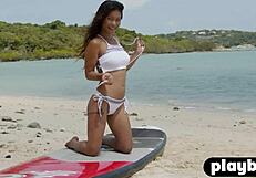 Maki Katana Strips On Beach, Anna Katarina Shows Ass