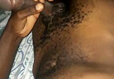 Kenyan Black Guy Stroking His Bbc