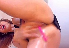 redhead slut moans 'rip my clothes for dripping cum creampie'