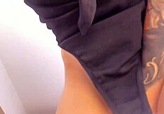 redhead slut moans 'rip my clothes for dripping cum creampie'