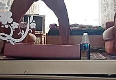 Kazakh couple creates home video