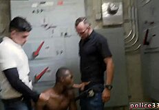 Rock hard gay shoplifting leads to intense bum fucking!