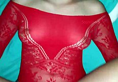 Chica Sexy De Body Rojo Hot Con Coño Cremoso Y Apretado Recibe Polla En Video Porno Casero Parte 1