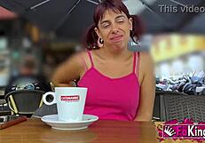 nora martin getting naked on the streets of seville, so wild 😍