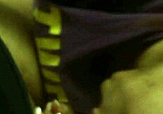 I can’t believe that amateur girl is so skilled in giving blowjob from behind