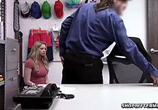 Officer pulls out his cock to bang Sunny Lane's sweet milf pussy hard