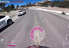 Blonde slut sucks monster cock, cums in mouth on snowy Mt Lassen to Lake Tahoe trip, part 9 movie.