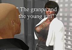 I Watched Grandpa and the Young Girl with Big Tits Fuck
