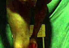 Watch this black sissy Titania Tension riding that big dildo?