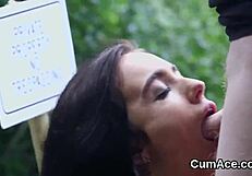 Nasty Idol Swallowing Cum Load