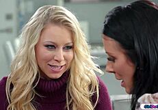 Milf Friends Exclaim, 'First Time Pussy Licking!'