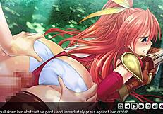 Sceen 6: Tina’s newly created erotic anime video game scene