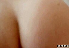 perfect y gets fucked by blond while she masturbates her pussy