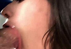 Jynx Maze Slut Deepthroats to Puke in Blowjob