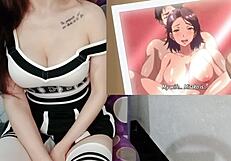 Husband enjoys his wife’s special attention – Hentai response
