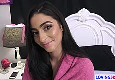 hot jasmine vega sucks his big cock