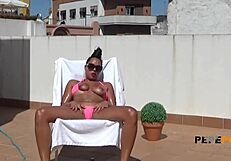 is kim ready to bang a random rookie after showing herself to the neighbourhood?