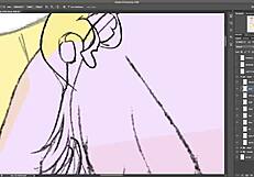 in the hentai world, busty athena shows her huge boobs and ass