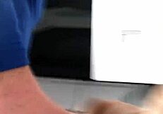 Jynx Maze Slut Deepthroats to Puke in Blowjob