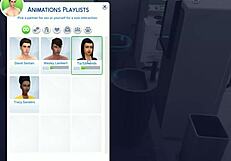 one dude bangs pregnant prostitute tia while another drills ebony cumslut inspector