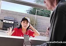 Asian Lady Gets Fucked By Guys