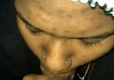 Watch This Ebony Sloppy Deepthroat Action