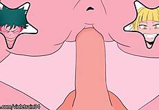 Deku Masturbates Then Fucks Himiko Toga