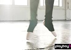 Kayla Coyote's Flexible Striptease in Ballet