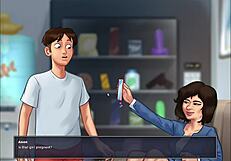 hot thick girlfriend messing around with her friends’ big tits and ass... 😘