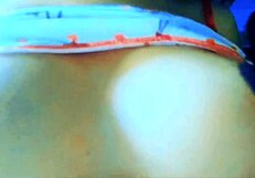 the young girl with perfect tits getting a massage from her stepbrother